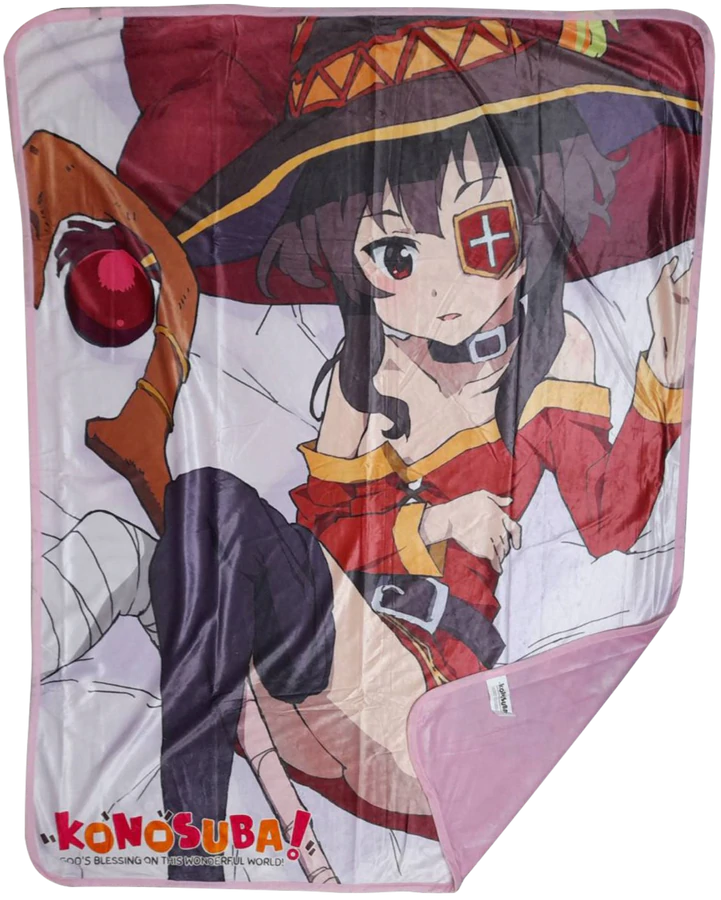 KonoSuba - Frazada para cama de Megumin y Kazuma