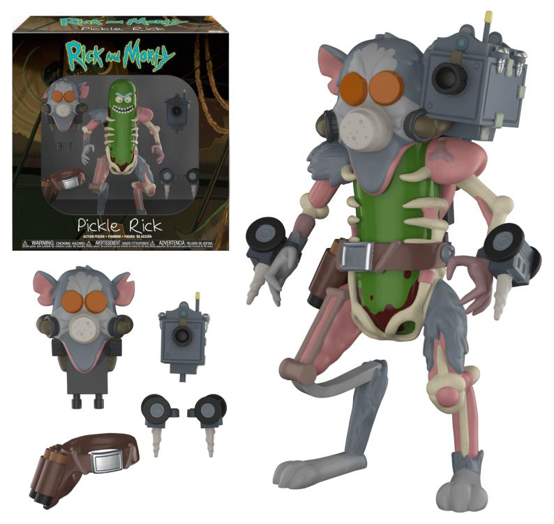 Rick and Morty Pickle Rick Action Figure