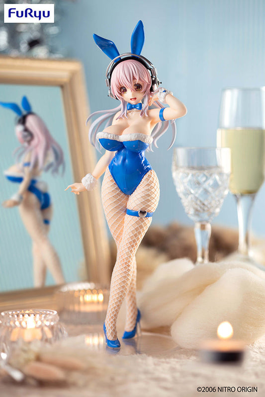 Nitroplus BiCute Bunnies Super Sonico Figure Blue - Furyu