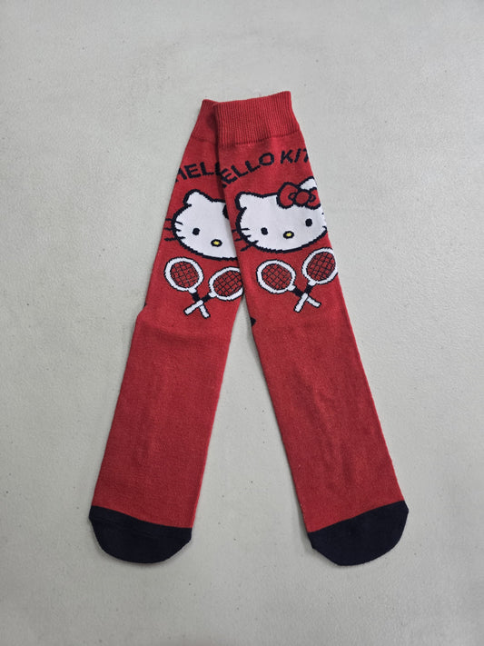 Calcetines Hello Kitty rojos