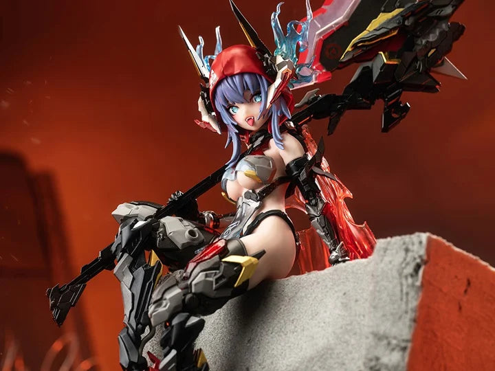 Thunderbolt Squad Barbera Red Mecha Girl 1/9 Scale Action Figure