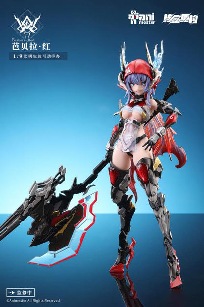 Thunderbolt Squad Barbera Red Mecha Girl 1/9 Scale Action Figure