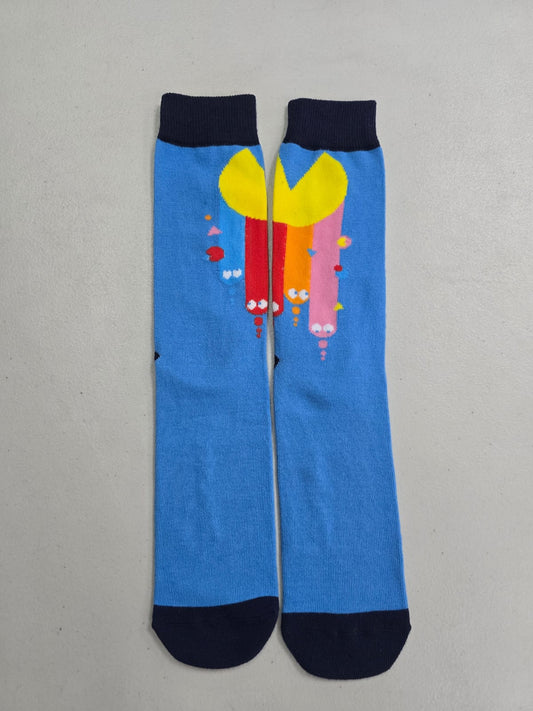 Calcetines Pac-Man azules
