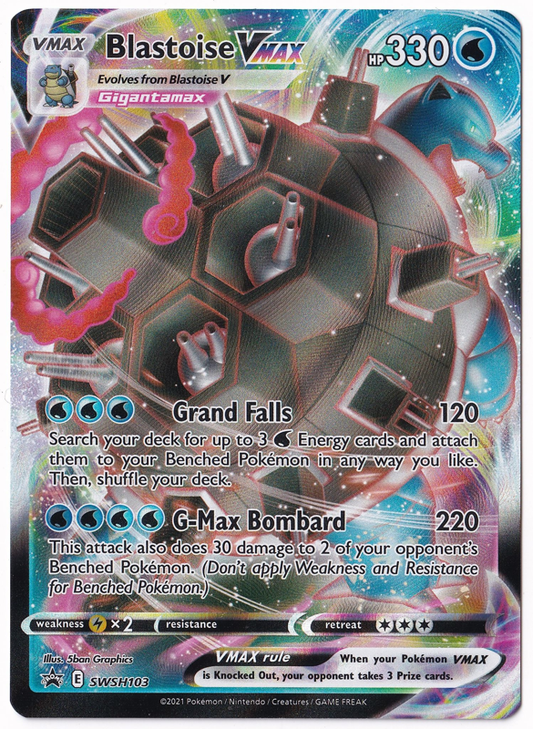 Blastoise vmax Carta Jumbo