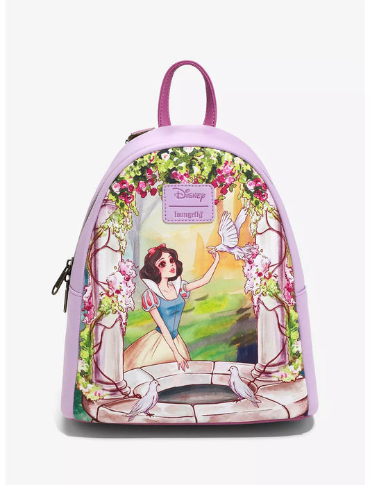 Loungefly Disney Snow White And The Seven Dwarfs Wishing Well Portrait Mini Backpack