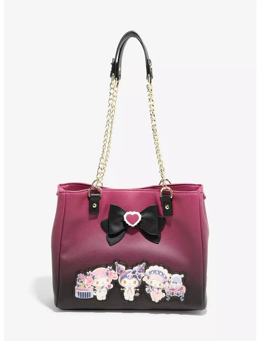 Her Universe Kuromi My Melody & My Sweet Piano Bow Shoulder Bag