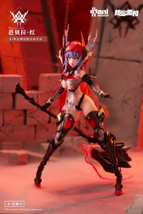 Thunderbolt Squad Barbera Red Mecha Girl 1/9 Scale Action Figure