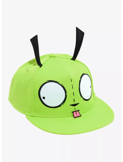 Invader Zim GIR Face 3D Ears Snapback Hat
