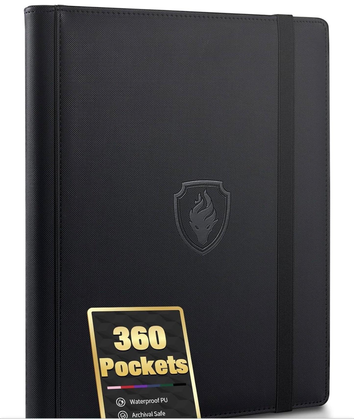 Premium binder para 360 cartas negro