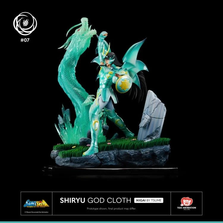 Saint Seiya Ikigai Shiryu God Cloth 1/6 Scale Limited Edition Statue