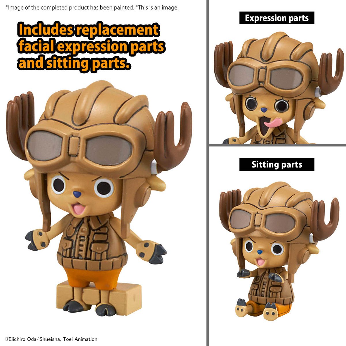 One Piece Chopper Tank Robot 1 and Chopper Wing Robot 2 Model Kit