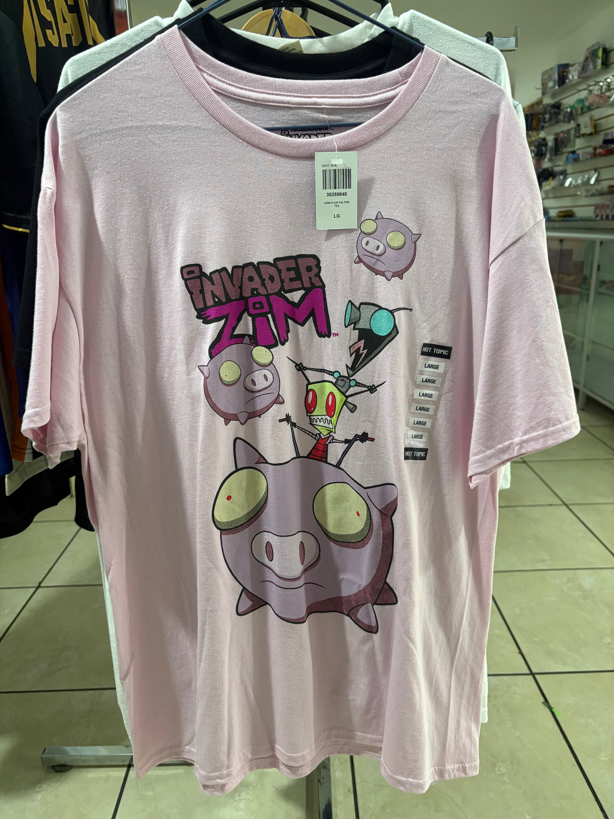 Camisa Invasor Zim talla L y XXL