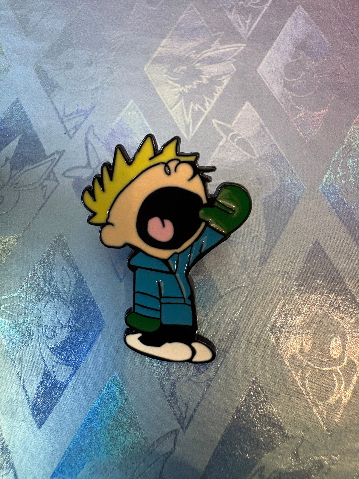 Pin metálico Calvin & Hobbes