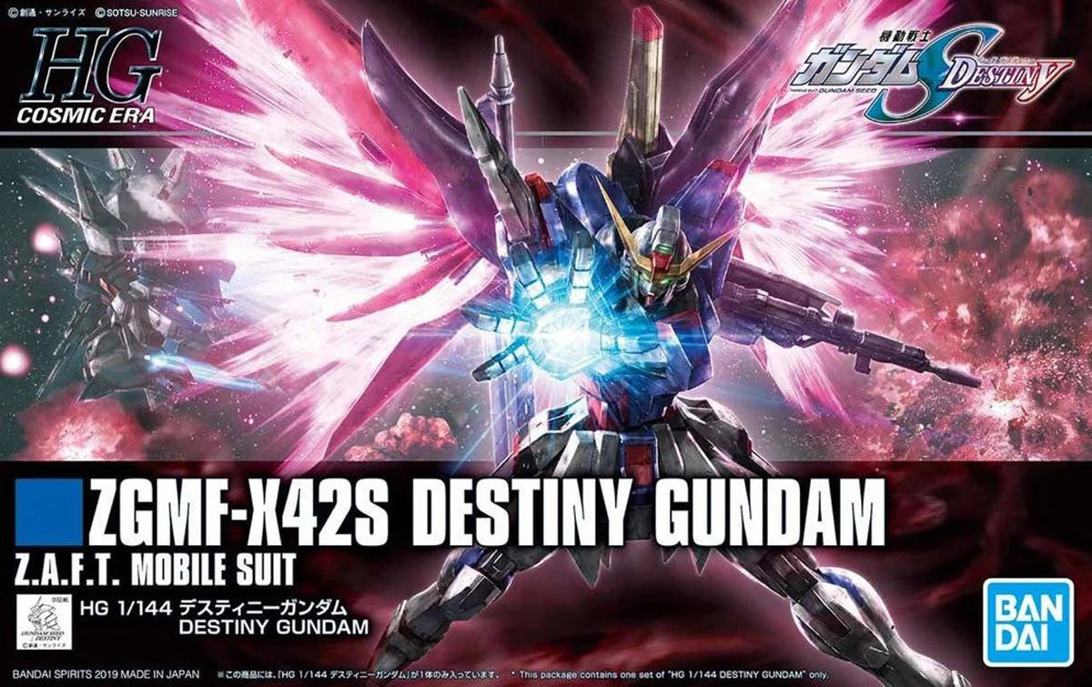 Destiny Gundam Mobile Suit Gundam HGCE 1/144 Model Kit