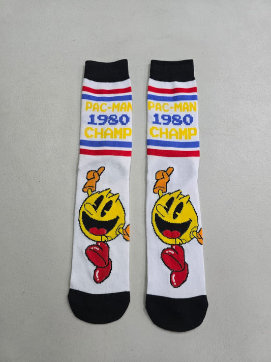 Calcetines Pac-Man blancos