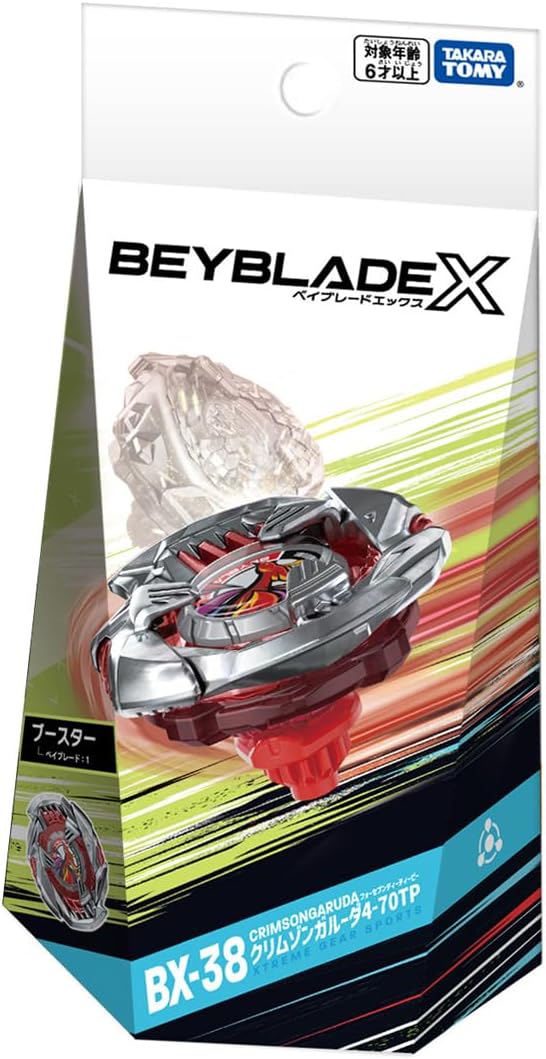 Beyblade X Beyblade X BX-38 Booster Garuda Carmesí 4-70TP