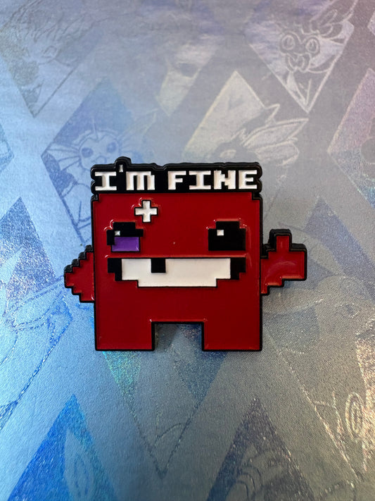 Pin metálico Super meat boy