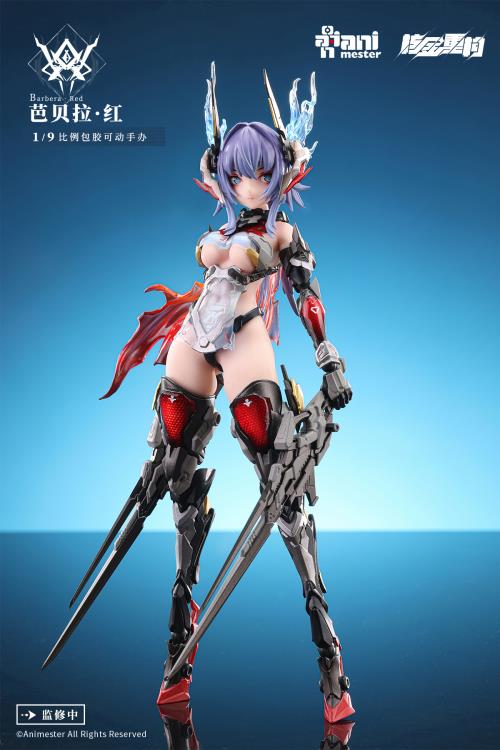 Thunderbolt Squad Barbera Red Mecha Girl 1/9 Scale Action Figure