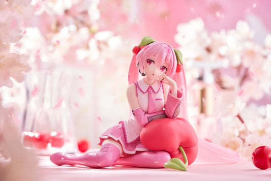 (PRE ORDEN) Vocaloid Desktop Cute Sakura Miku (Cherry Cushion Ver.) Figure