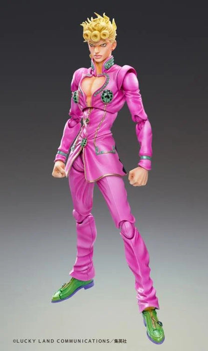 JoJo's Bizarre Adventure: Golden Wind Super Action Statue Giorno Giovanna (Caja Abierta)