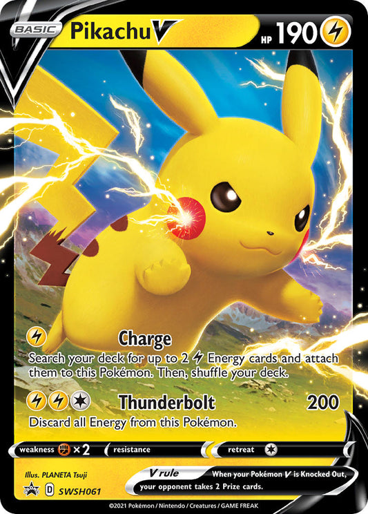 Pikachu V Carta Jumbo
