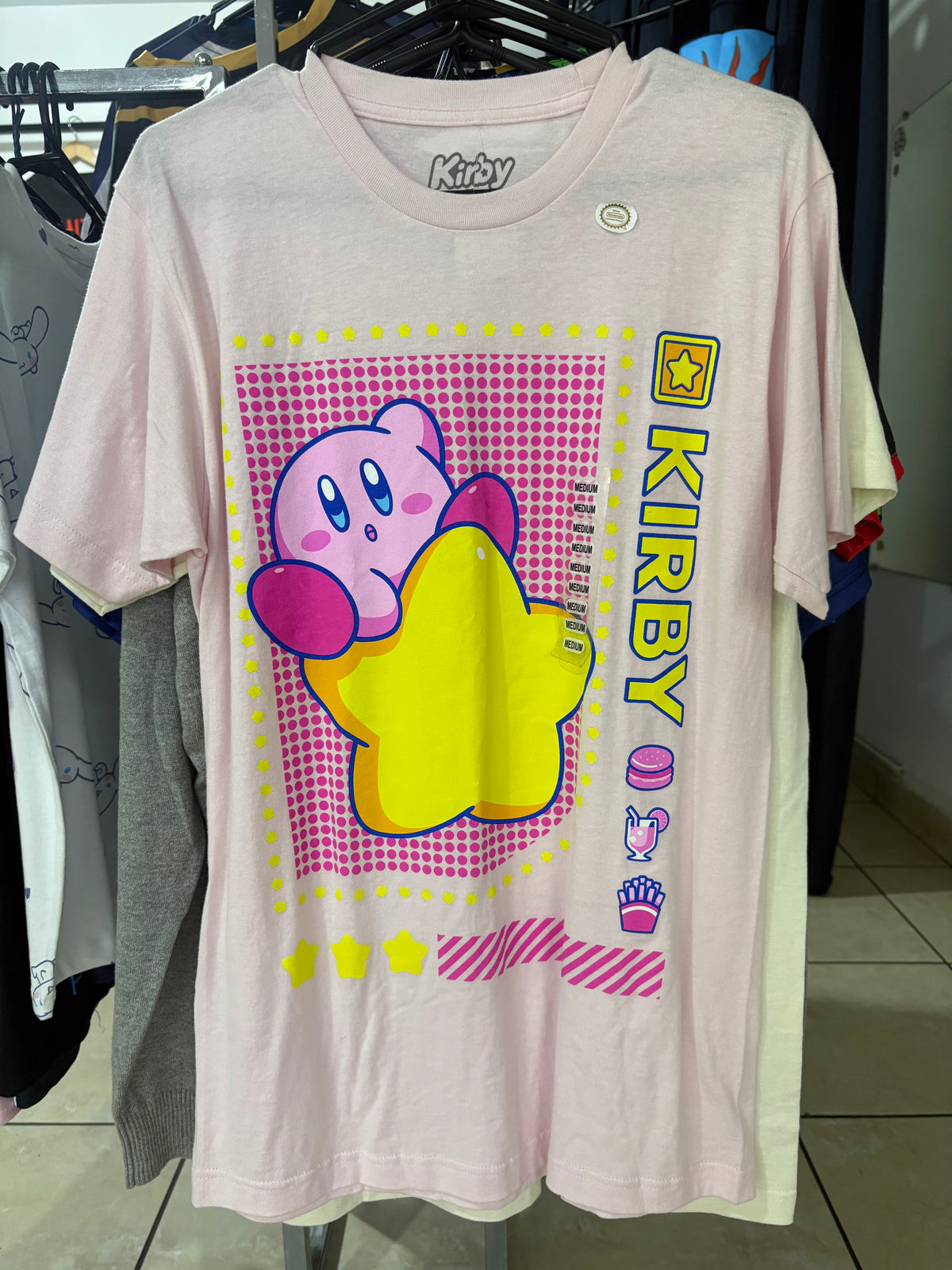 Camisa Kirby estrella talla M