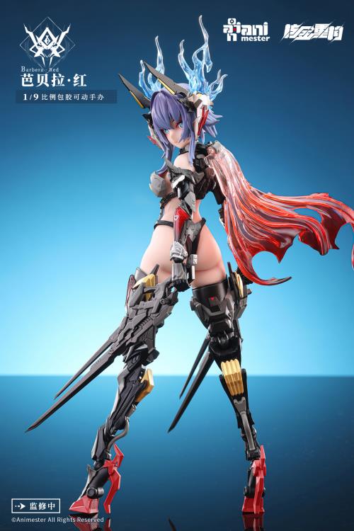 Thunderbolt Squad Barbera Red Mecha Girl 1/9 Scale Action Figure