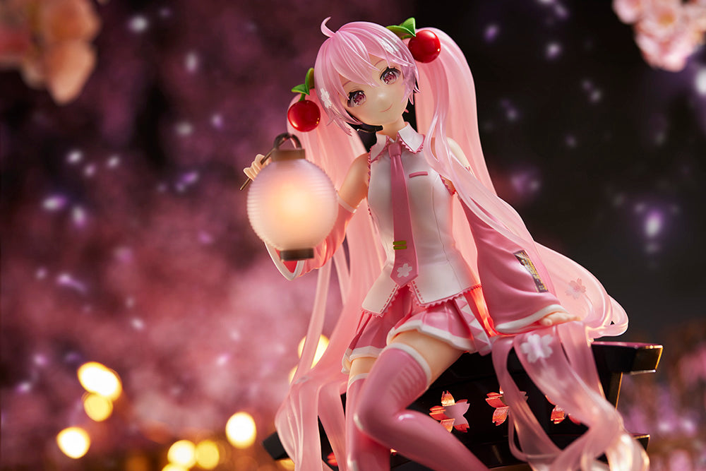 Vocaloid AMP+ Sakura Miku (Sakura Lantern Ver.) Prize Figure