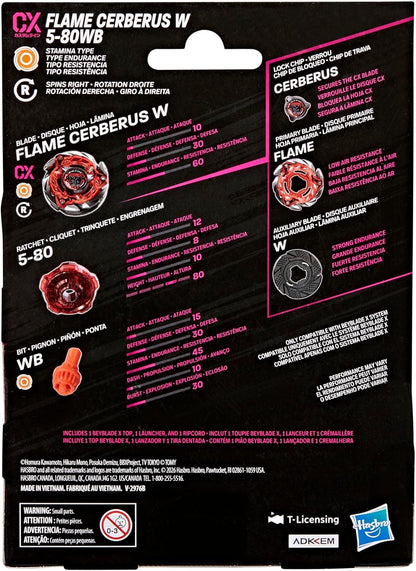 BEYBLADE X Flame Cerberus W 5-80WB CX