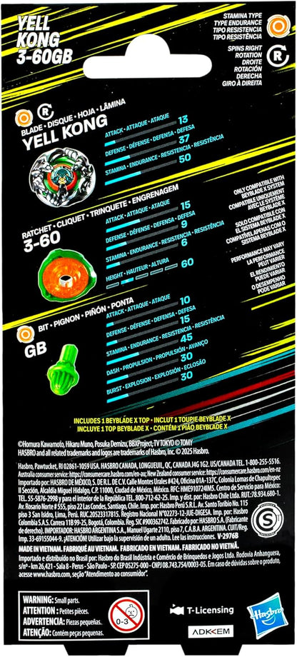 Beyblade X Yell Kong 3-60GB