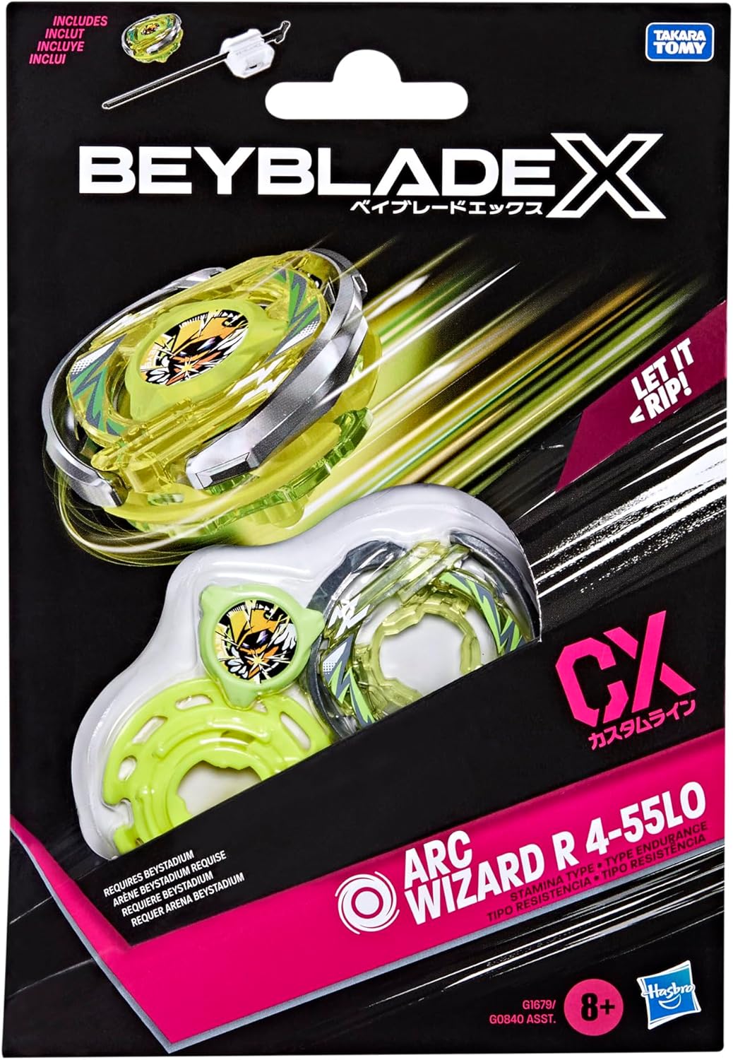 Beyblade X Arc Wizard R 4-55LO CX
