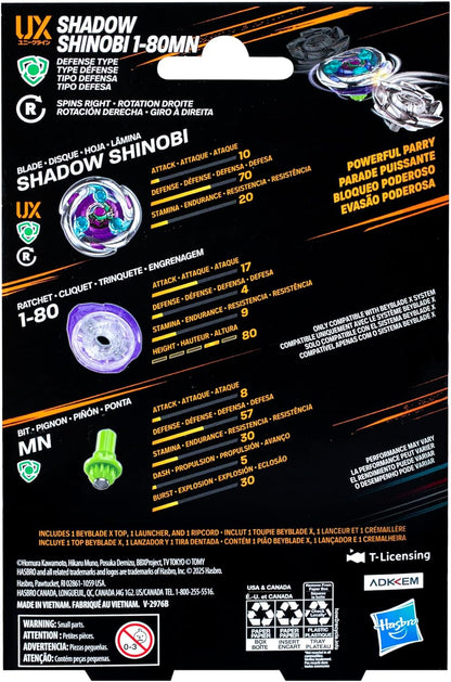 Beyblade X Shadow Shinobi 1-80MN UX