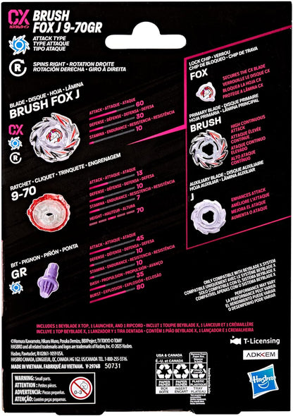BEYBLADE X Brush Fox J 9-70GR CX