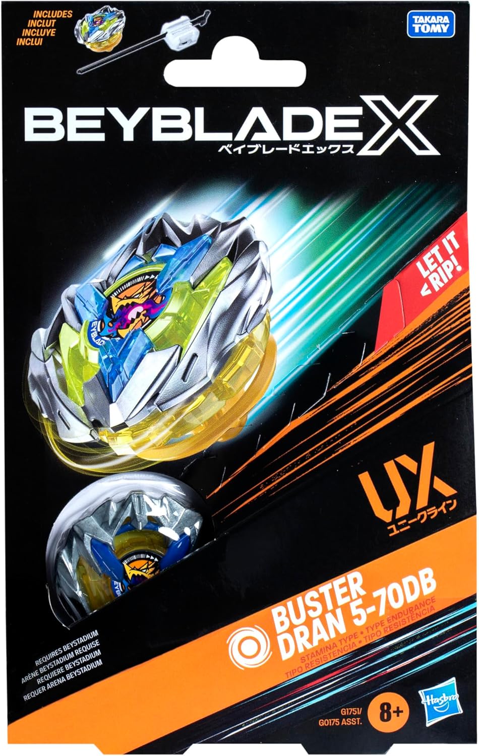 Beyblade X Buster Dran 5-70DB UX Starter Pack Set