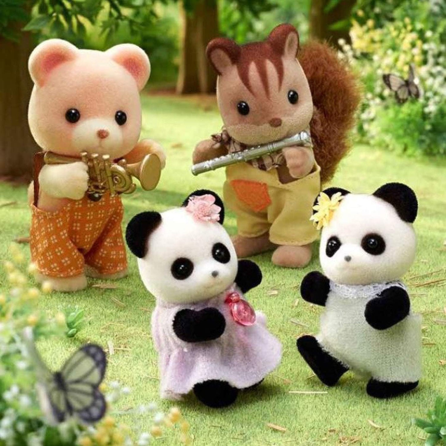 Sylvanian Families Pookie Panda Family