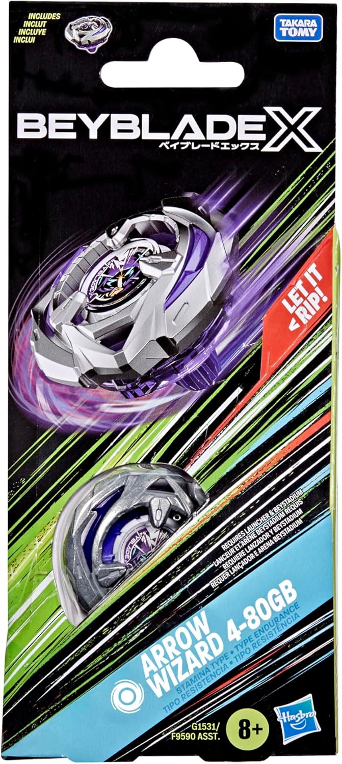 Beyblade X Arrow Wizard Paquete de Refuerzo 4-80GB