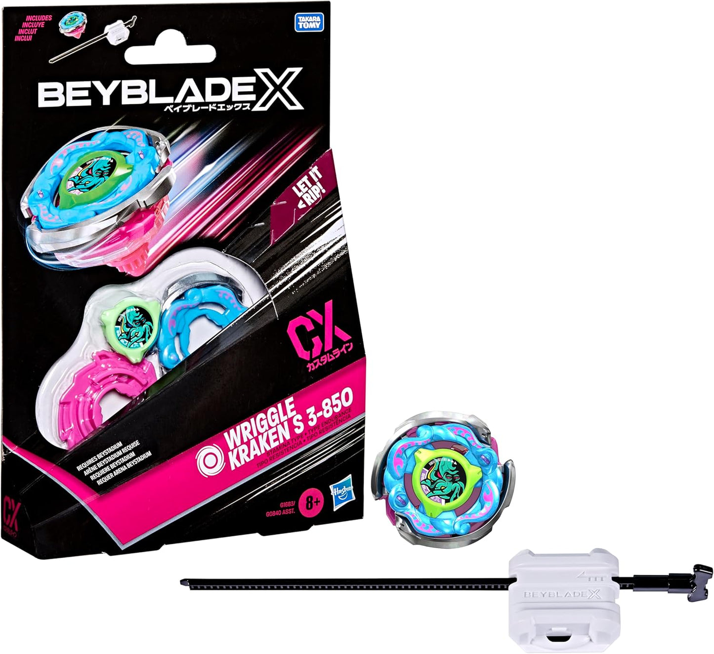 Beyblade X Wriggle Kraken S 3-85O CX