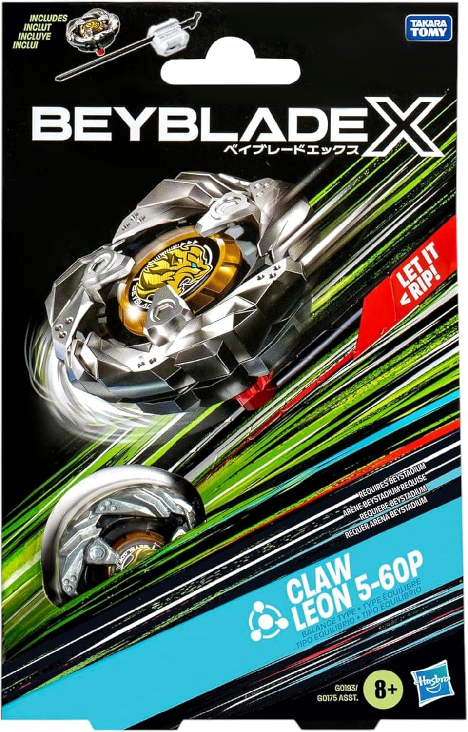Beyblade X Claw Leon 5-60P Pack Set