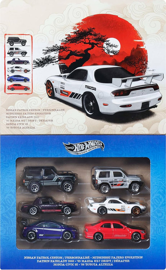 Hot Wheels Silver Series Streets of Japan 6-Pack