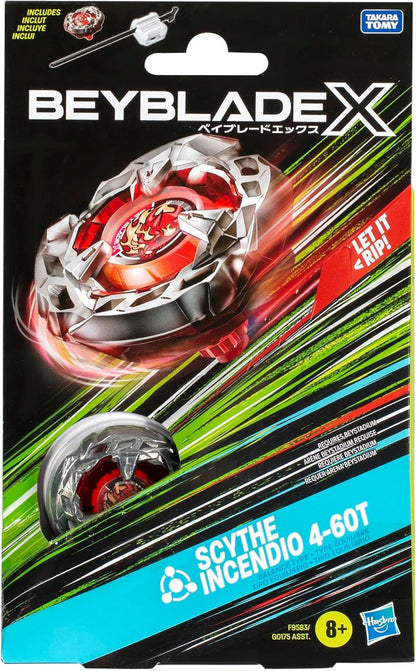 Beyblade X Scythe Incendio 4-60T Pack Set