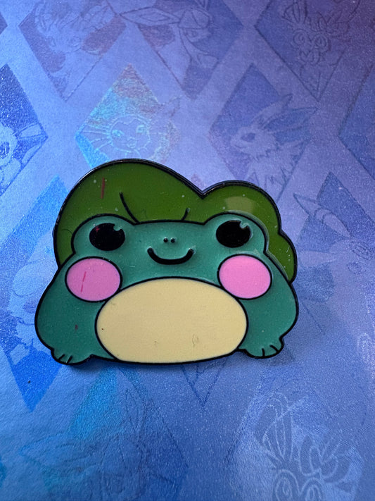 Pin metálico rana
