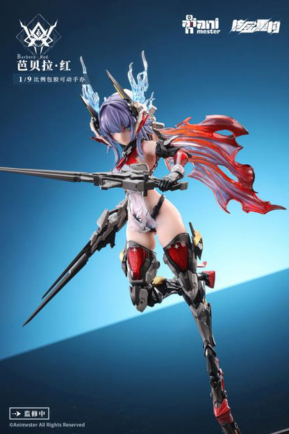 Thunderbolt Squad Barbera Red Mecha Girl 1/9 Scale Action Figure