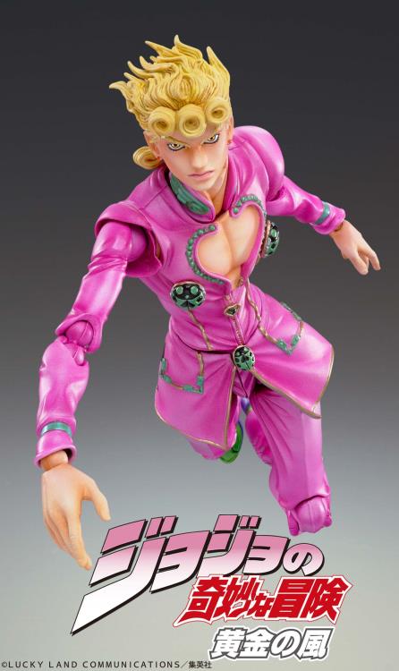 JoJo's Bizarre Adventure: Golden Wind Super Action Statue Giorno Giovanna (Caja Abierta)