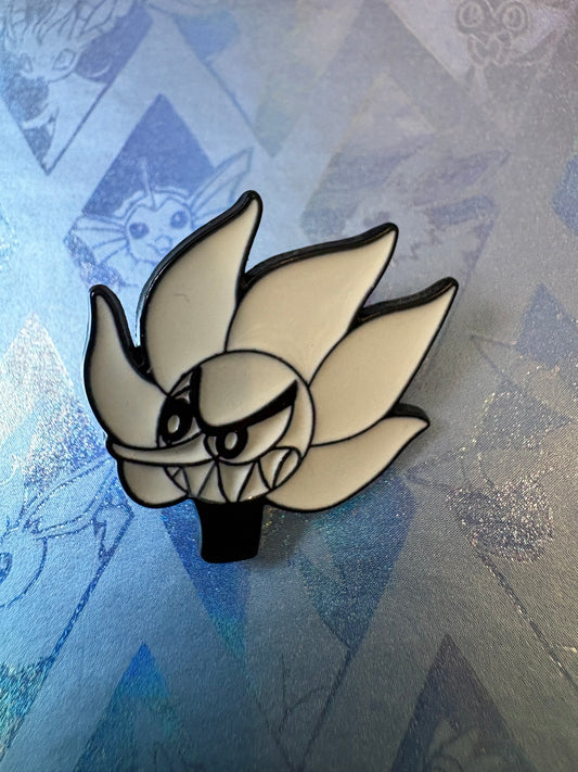 Pin metálico cuphead