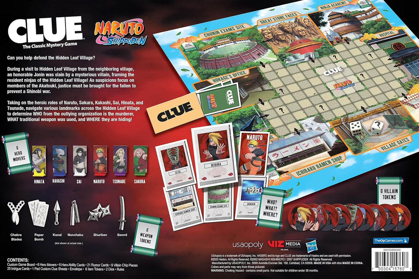 CLUE: Naruto Board Game