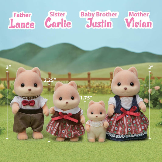 Sylvanian Families Familia de perros caramelos