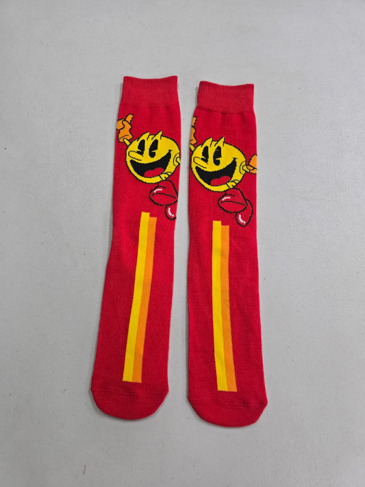 Calcetines Pac-Man rojo