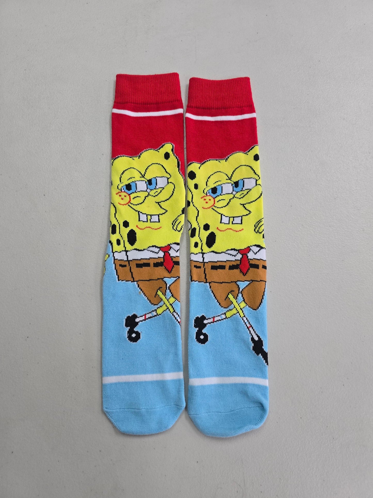 Calcetines Bob esponja rojo