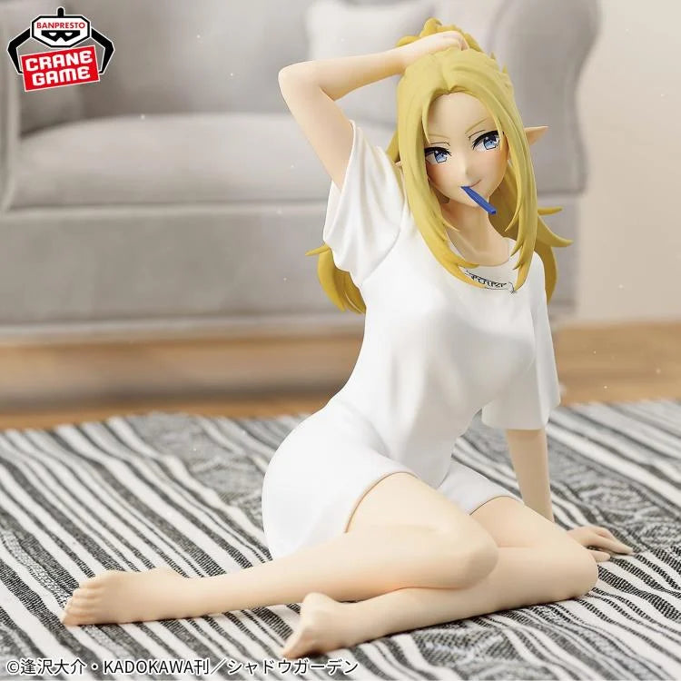 Banpresto Delta The Eminence In Shadow Figure Relax Time 13 Cm | PVC Ufficiale Multicolore | Action Figure Collezionabile Per Adulti E Bambini