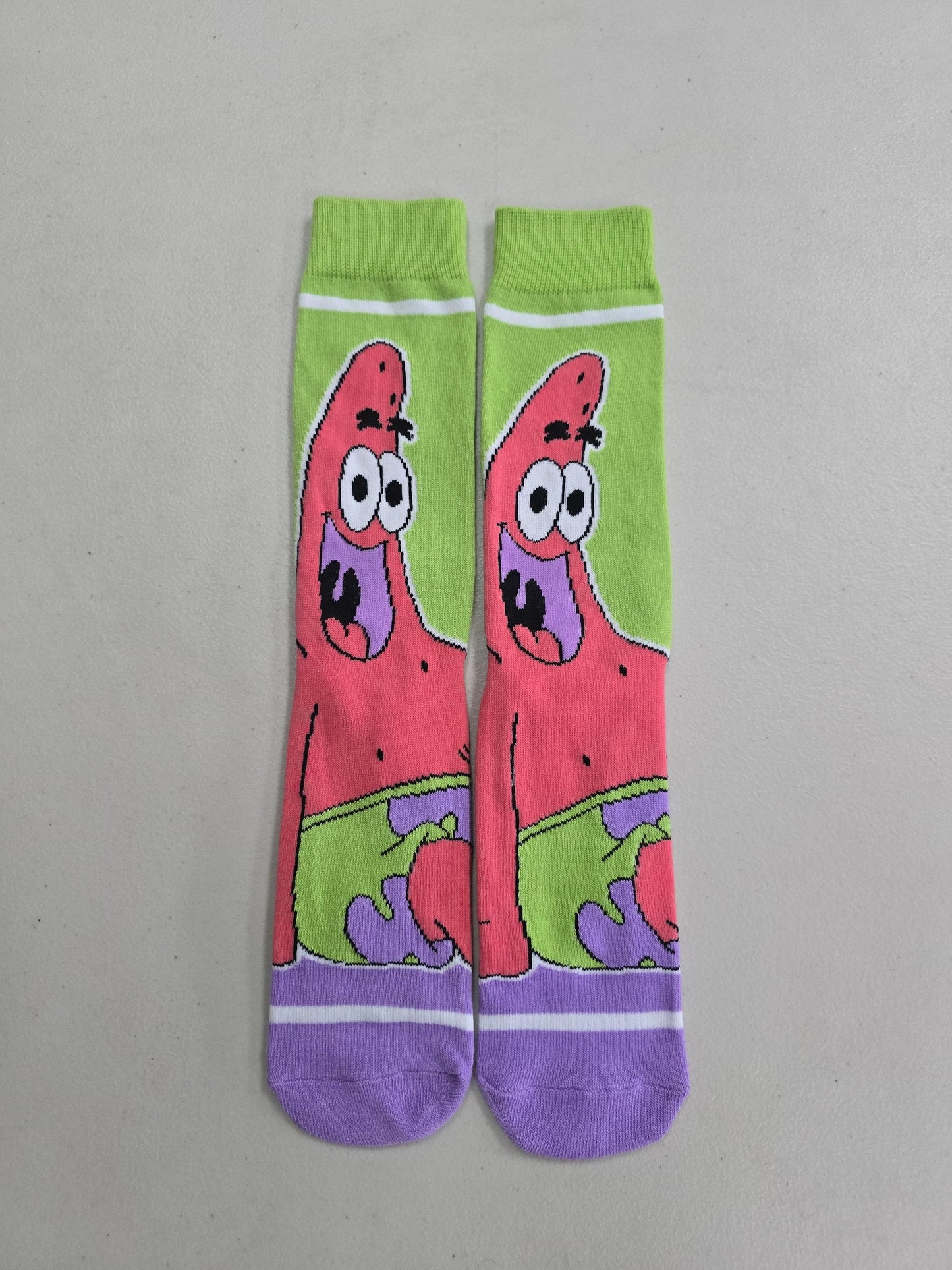 Calcetines Patricio verde Bob esponja
